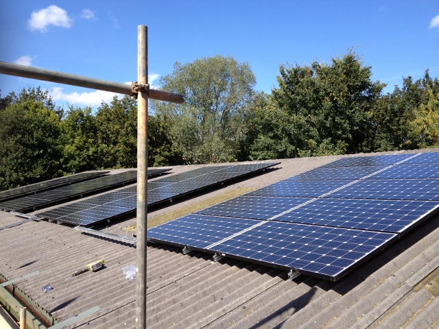 Fibre Cement Roof Install