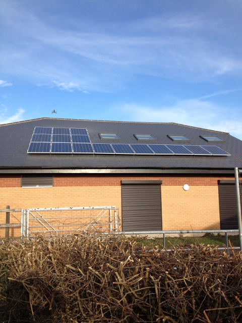 Solar Array on Fibre Cement