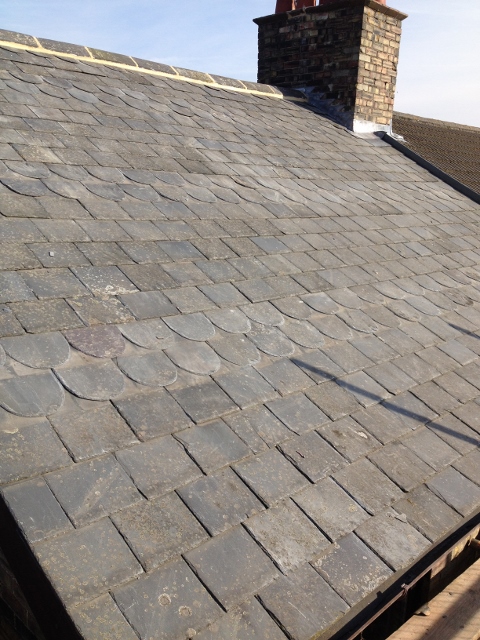 Spanish Slate with Decorative Course
