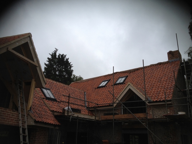 New Build Roof Tiling